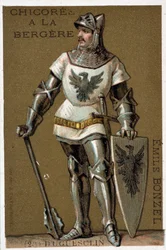 Bertrand du Guesclin (Duguesclin) (1320-1380. v.). francia rendőrtiszt