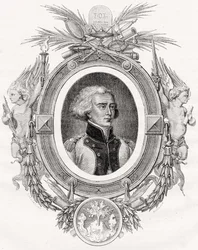 Bon-Adrien Jeannot de Moncey, Conegliano herceg, Linard nyomán Pannemaker-Ligny metszet, Louis Blanc (1811-82) "Histoire de la Revolution Francaise" című művéből