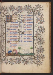 Book of Hours, Add MS 32454 f.3r, Franciaország