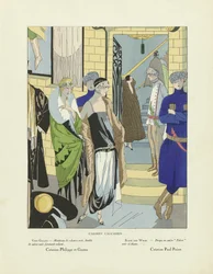 Cabaret Caucasien .., az Art-Gout-Beaute-ból, 1920-as évek (stencilnyomat)