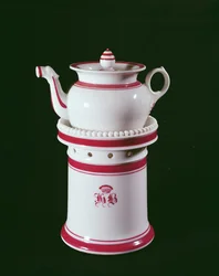 Cafetiere Honore de Balzachoz (1799-1850) (porcelán)