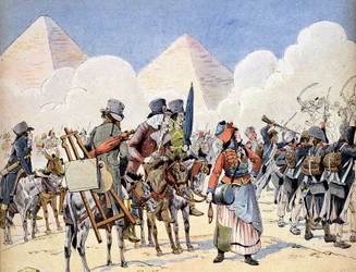 Egyiptomi hadjárat (expedíció) (1798-1801): a francia hadsereg Egyiptomban Bonaparte Napóleon alatt: a hadsereget követő művészek