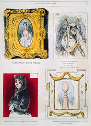 Karikatúrák festőkről, Franz Xavier Winterhalter, Glaize Fils, illusztráció a Le Salon pour Rire-ből