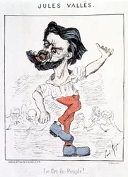 Jules Vallès rajzfilmje a „” The Cree of the People-ben! ""