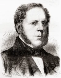 Charles Christofle, a Les Merveilles de la Science-ből, megjelent 1870 körül (metszet)