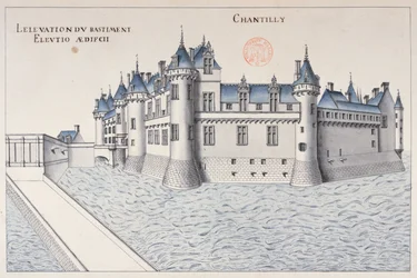 Chateau de Chantilly (toll, tinta és WC papíron)