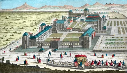 Chateau de Vincennes Párizs mellett - a 18. században
