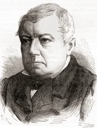 Christian Friedrich Schönbein, a Les Merveilles de la Science című, 1870 körül megjelent kötetből (metszet).