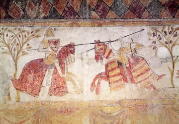 Harc egy Angevin király és Manfred, Szicília királya (kb. 1232-66) között 1265 után