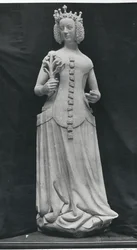Bajor Izabella (1371-1435) szobrának másolata