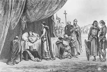 IX. Lajos halála 1270-ben (metszet)