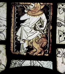 Grisaille ábrázolása groteszkekkel; Normandiából