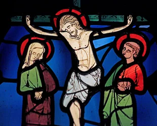A keresztre feszítést ábrázolja, ex Ste Chapelle