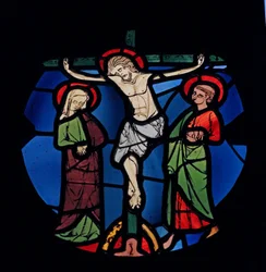 A keresztre feszítést ábrázolja, ex Ste Chapelle