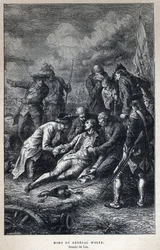 Felfedezték Kanadát: James Wolfe tábornok (1727-1759) brit katona halálát a quebeci csatában szeptember 13-án