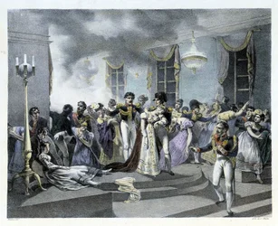 I. Napóleon és Marie Louise esküvőjének megünneplése során a párizsi osztrák nagykövetségen 1810.07.01-én tűz ütött ki. Több haláleset is volt. I. Napóleon később létrehozta a Tűzoltókat.