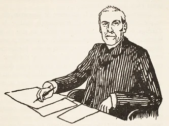 Emile Boutroux, Boris Mestchersky (†1957) másolata, illusztráció a Histoire de la Nation Francaise, Sciences, I. és II. kötetből, Gabriel Hanotaux (1853-1944), 1924