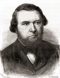 Eugène-Melchior Péligot, a "Les Merveilles de la Science"-ből, megjelent 1870 körül (metszet)