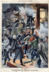 A Téli Palota tüze Pekinben, Kínában, a "Le Petit Parisien"-ben, 1901.05.05. (metszet)