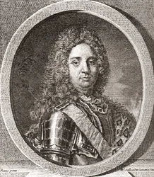 François-Marie de Broglie, Broglie 1. hercege, 1671-1745. Francia katonai vezető. A „Les Heures Libres” című kiadványból, megjelent 1908-ban.
