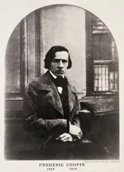 Frédéric Chopin (1810-49), dagerrotípia alapján készült metszet
