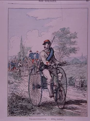 A francia hadsereg triciklije (velocipediste)