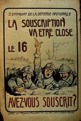 Francia első világháborús hadikölcsönplakát, 1914-18