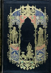 Victor Hugo (1802-85) a Notre-Dame de Paris kiadásának első borítója az Editions Perrotin kiadásában, Párizs, 1844 (bőr és arany)
