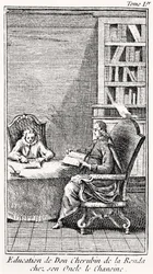 A „The Bachelier Of Salamanca” előlapja, 1759 körül (metszet)
