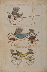 Furniture and Objects of Taste, No. 32, Phaeton Simple (színes metszet)