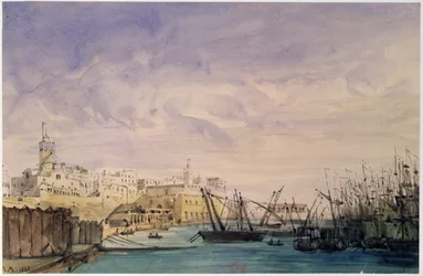 Algír általános képe, 1845 (wc papíron)