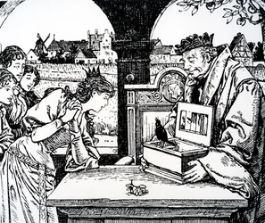 Illusztráció: Hans Christian Andersen A hercegnő és a disznópásztor
