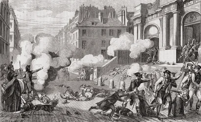 Vendemiaire 13-i felkelés, IV. év, 1795. október 5., Louis Blanc (1811-82) „Histoire de la Revolution Francaise” című művéből