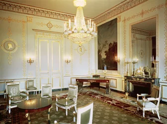 A Salon Vert belseje Eugene de Beauharnais herceg (1781-1824) lakásában