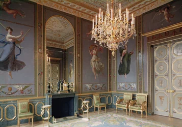 A Hortense de Beauharnais (1783-1837) lakosztályában lévő zeneszalon belső tere, 1803-10