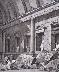 A nimes-i Diana-templom belseje a francia régiségekből: I. kötet, Nimes-i emlékművek