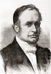 Jean-Baptiste Armand Louis Léonce Élie de Beaumont, a "Les Merveilles de la Science"-ből, megjelent 1870 körül (metszet)
