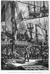 Jean Bart kézzel öli meg a Neptunusz holland kapitányát – Guizot „Franciaország története” című művében