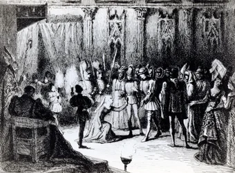 Jeanne of Arc fogadta Chinonban VII. Károly
