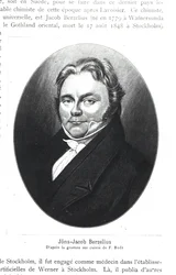 Jons Jakob Berzelius (1779-1848) F. Bolt metszetét követően