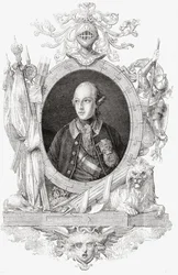 II. József, Louis Blanc (1811-82) „Histoire de la Revolution Francaise” című művéből (metszet)