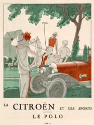A Citroen és a Sport Polo, 1914 körül (színes litográfia)