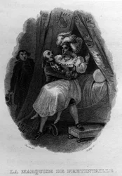 La marquise de pretintaille Chanson de Beranger a „Befejezi életmű” című művében (1834), Pierre Jean de Beranger (1780-1857), francia költő és dalszerző.