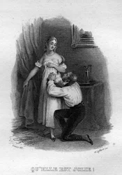 Le elle est Jolie Chanson de Beranger: Pierre Jean de Beranger (1780-1857), francia költő és dalszerző: „Az életmű befejeződik” (1834).