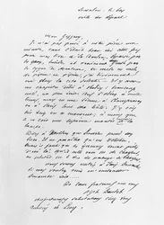 Alphonse Daudet levele