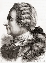 Jean-Baptiste Vaquette de Gribeauval altábornagy, a Les Merveilles de la Science című, 1870 körül megjelent kötetből (metszet).