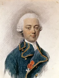 Louis Antoine de Bougainville (1729-1811) fiatalemberként, 1755 körül