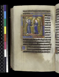 MS 300 f.274v, Összegyűjti, prédikációkat és leckéket az Angyali üdvözlethez, a francia Izabella zsoltárából és óráiból, Párizs, 1265-70 körül