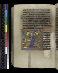 MS 300 f.284v, Énekek éneke, a francia Izabella zsoltárából és óráiból, Párizs, 1265-70 körül (toll, tinta és tempera pergamenen)