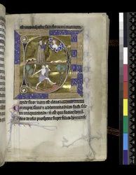 MS 300 f.57r, David Istenhez imádkozik